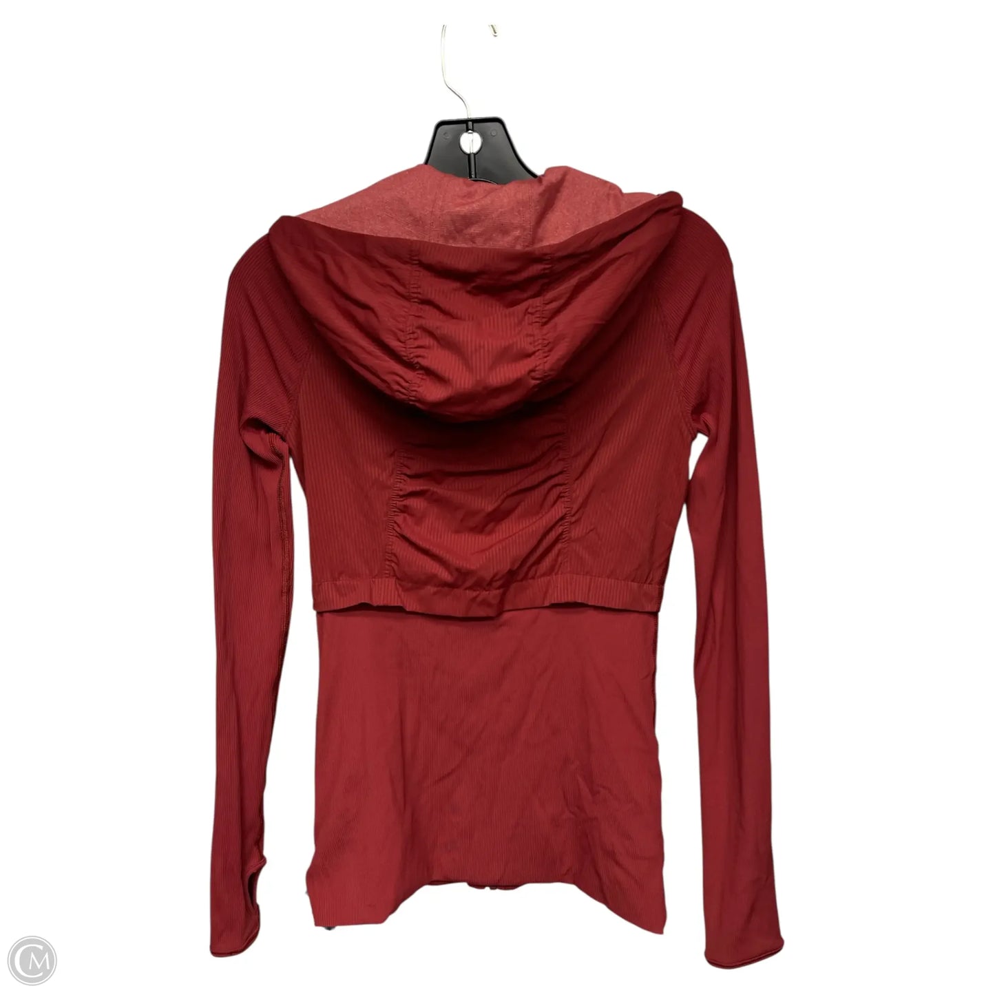 Athletic Jacket By Lululemon In Red, Size: S