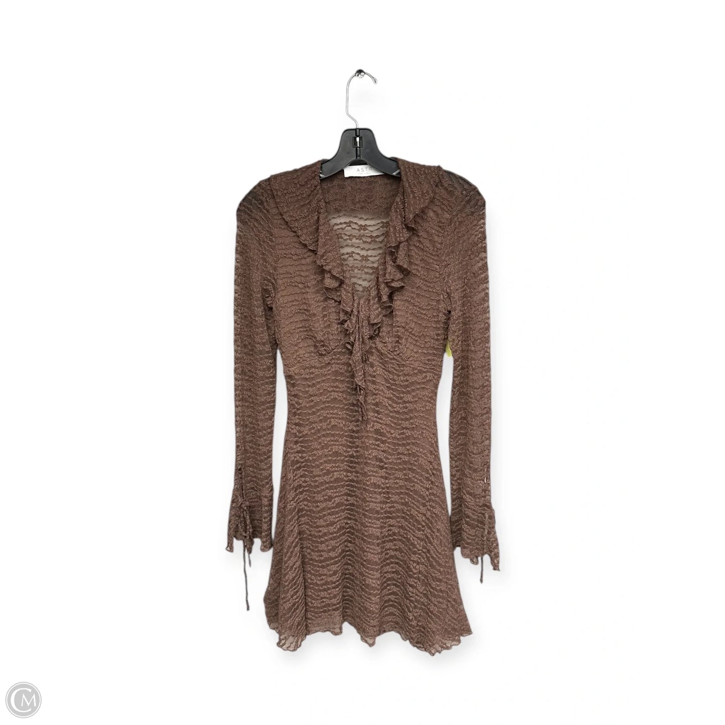 Dress Casual Short By Astr The Label In Brown, Size: S