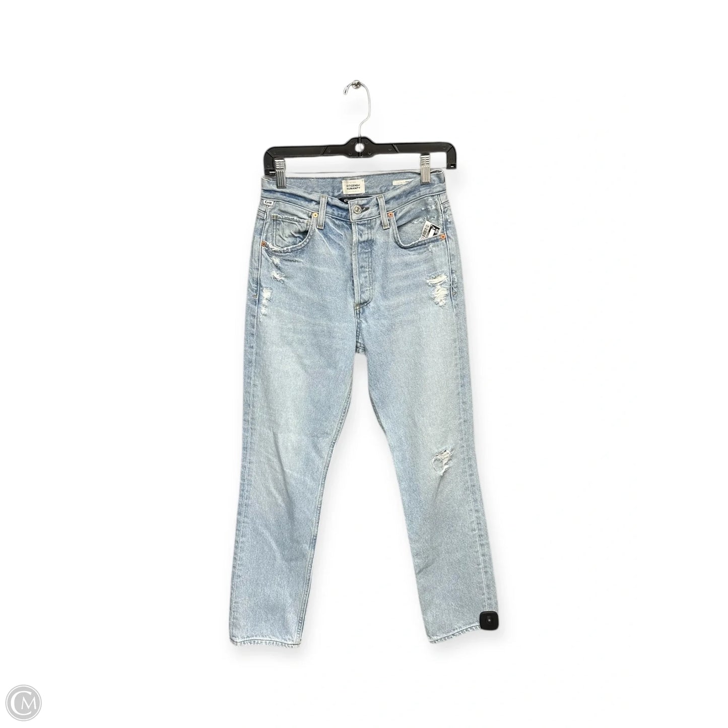 Jeans Straight By Citizens Of Humanity In Blue Denim, Size: 0