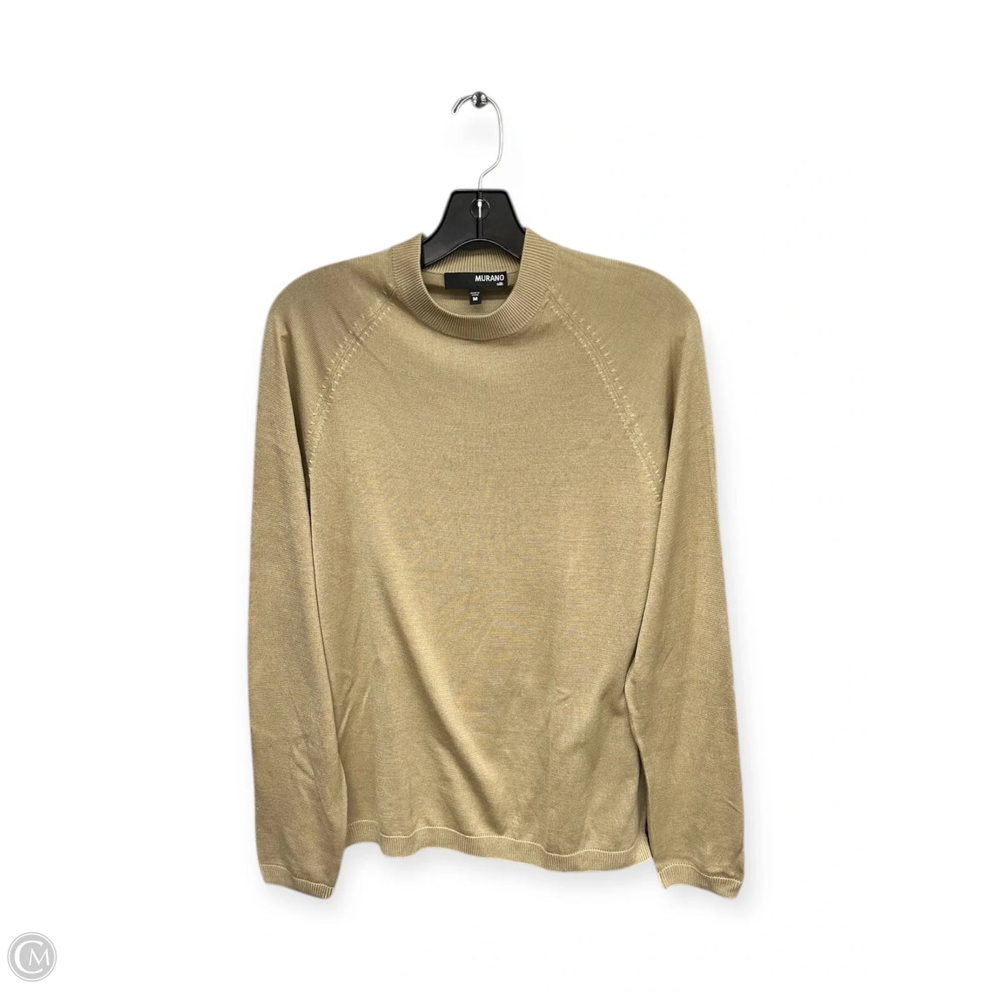 Top Long Sleeve By Clothes Mentor In Beige, Size: M