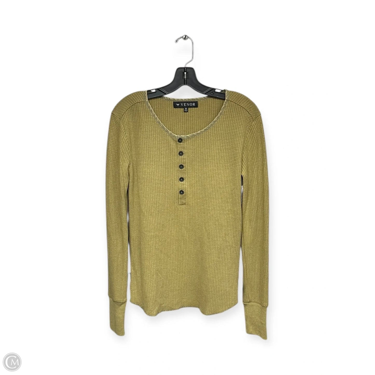 Top Long Sleeve By Clothes Mentor In Green, Size: M
