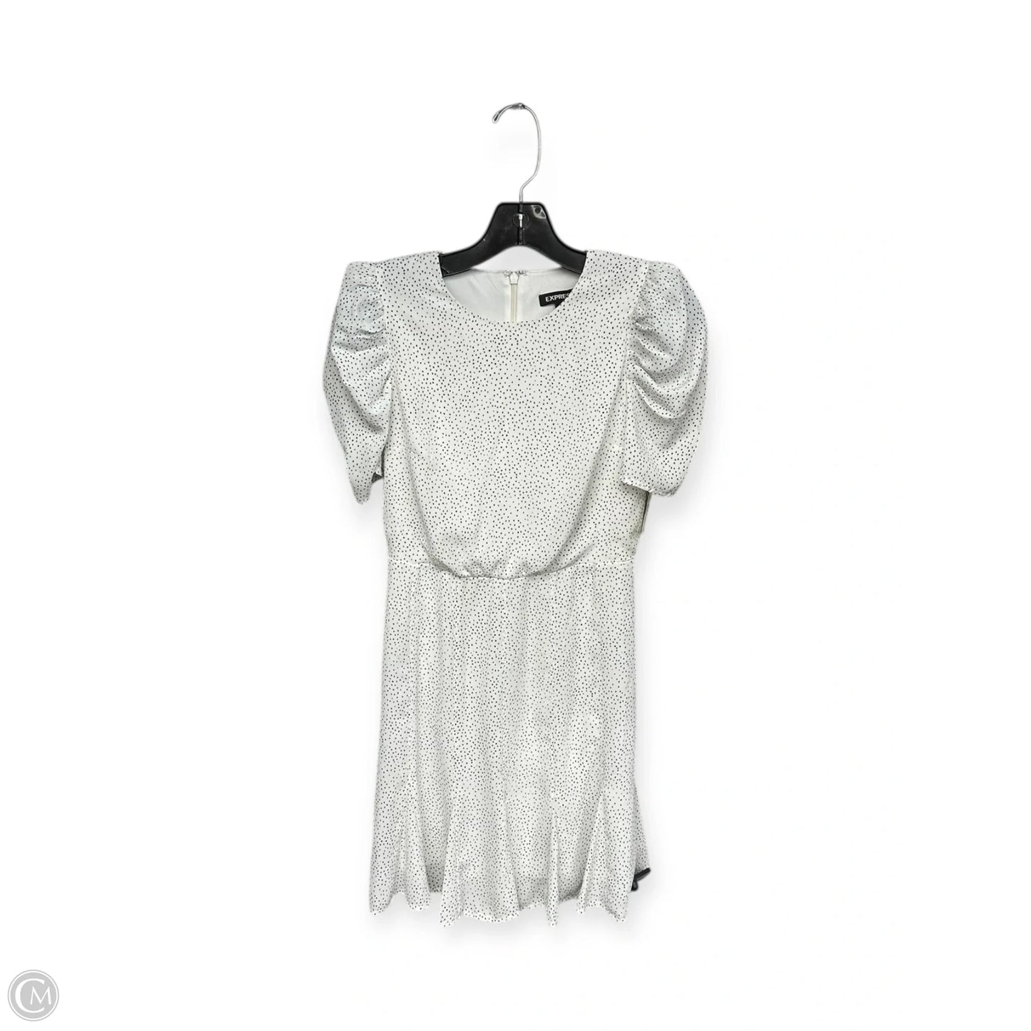 Dress Casual Short By Express In Black & White, Size: Xxs