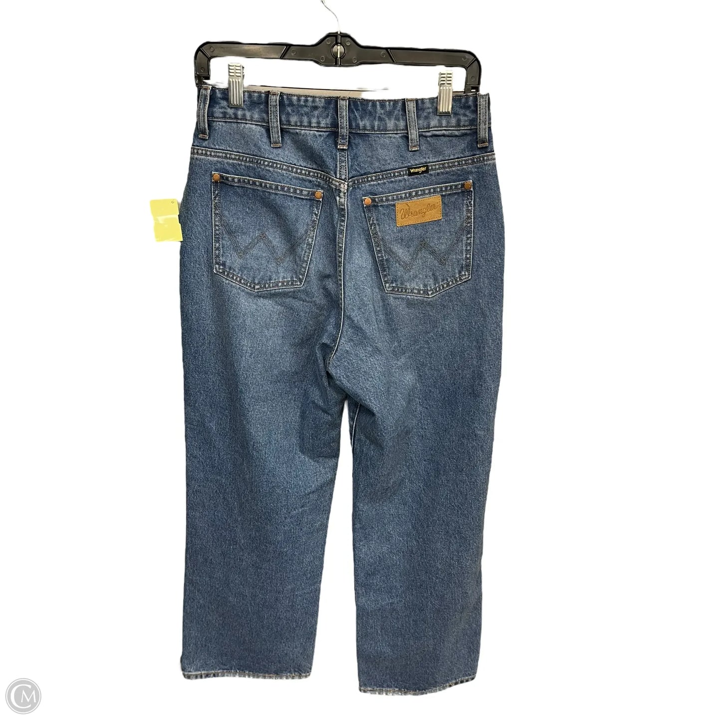 Jeans Straight By Wrangler In Blue Denim, Size: 8