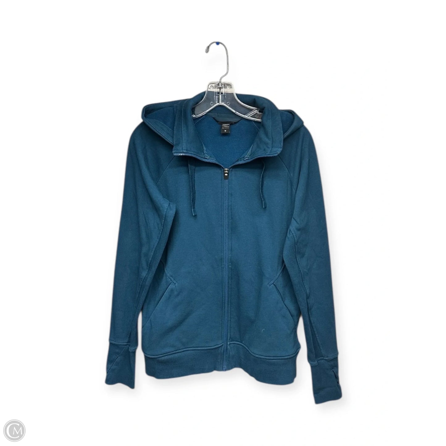 Athletic Jacket By Athleta In Teal, Size: M