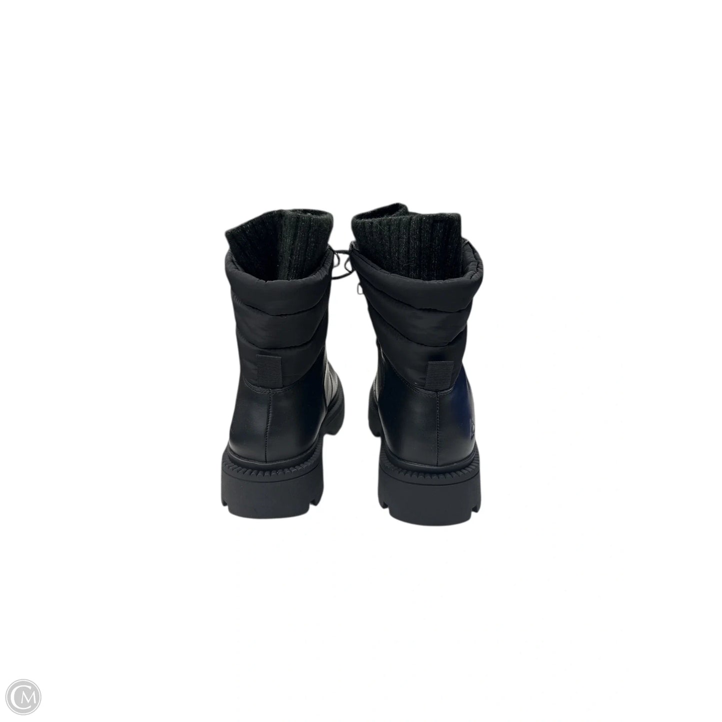 Boots Ankle Flats By Clothes Mentor In Black, Size: 9