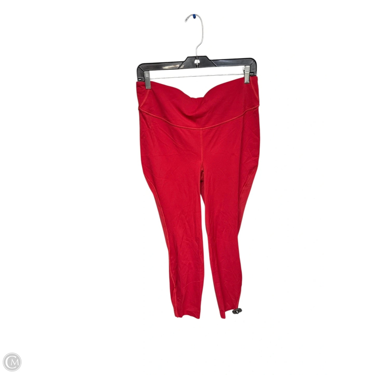 Athletic Leggings By Lululemon In Red, Size: 14