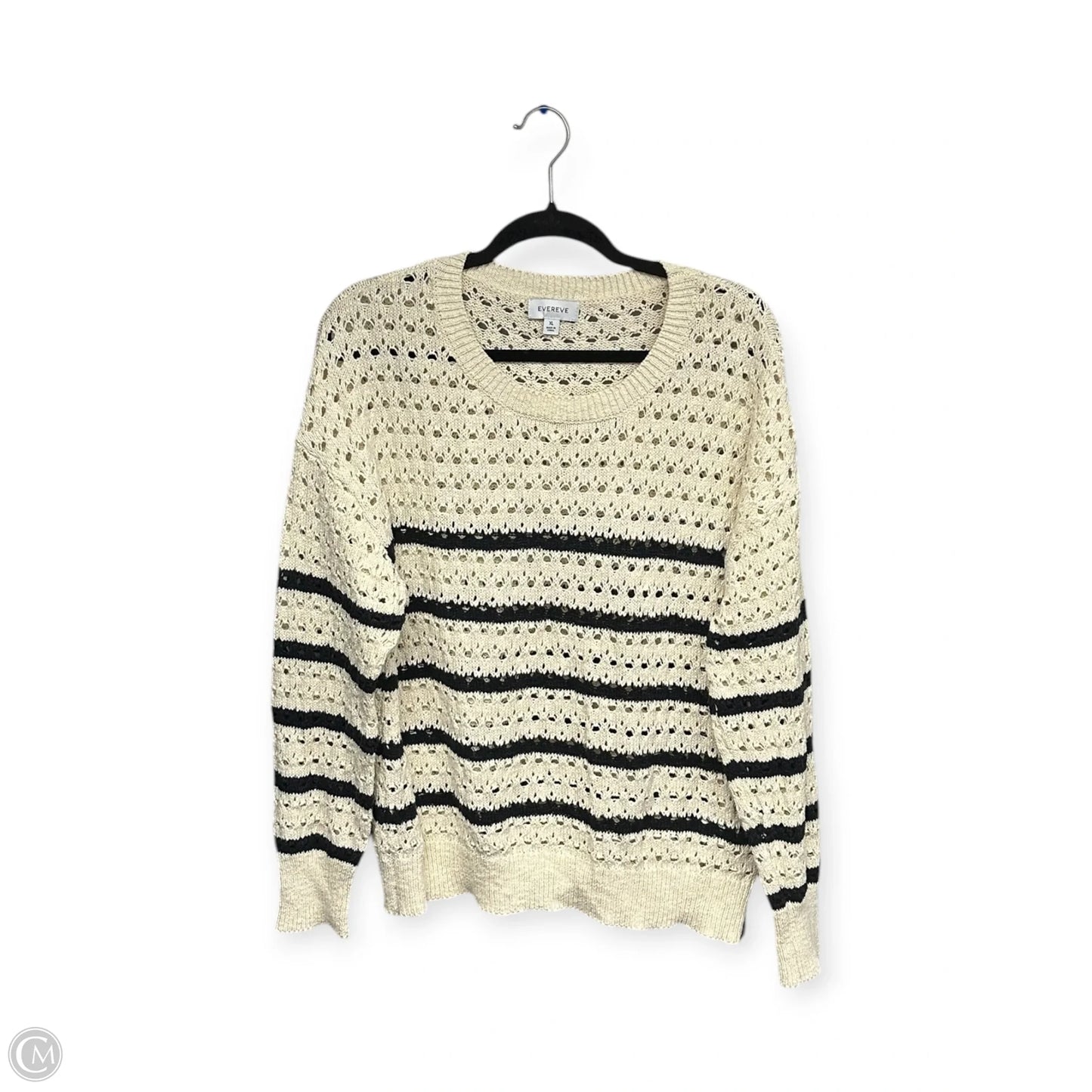 Sweater By Evereve In Striped Pattern, Size: Xl