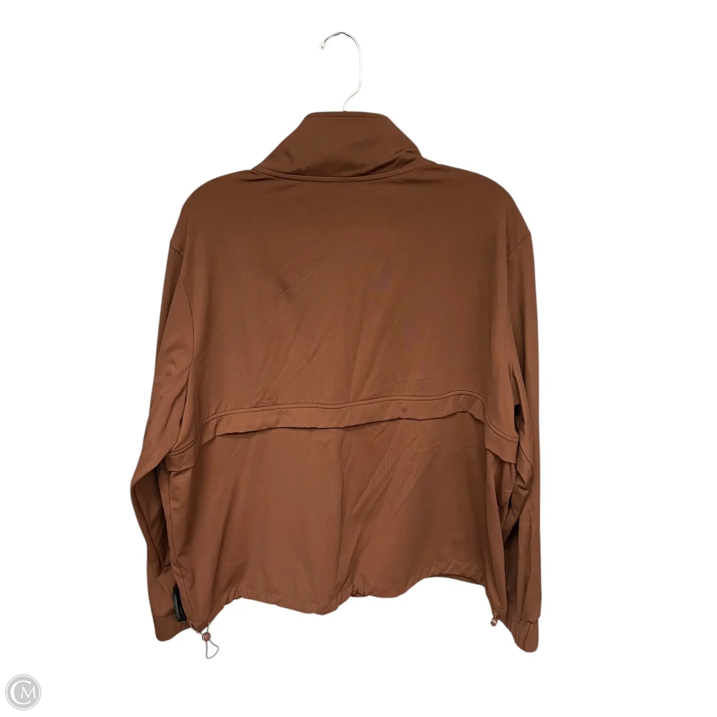 Athletic Jacket By Members Mark In Brown, Size: L