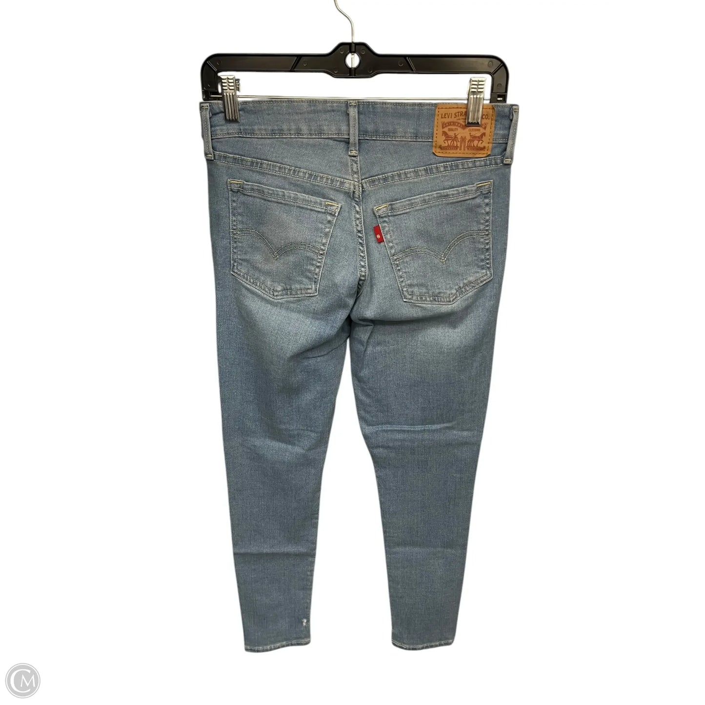 Jeans Skinny By Levis In Blue Denim, Size: 2