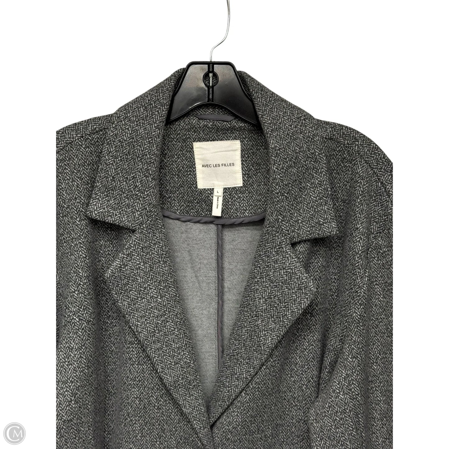 Blazer By Avec Les Filles In Grey, Size: L