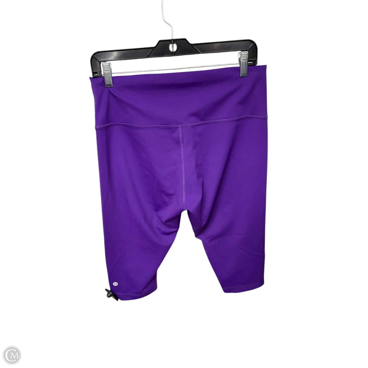 Athletic Capris By Lululemon In Purple, Size: 14
