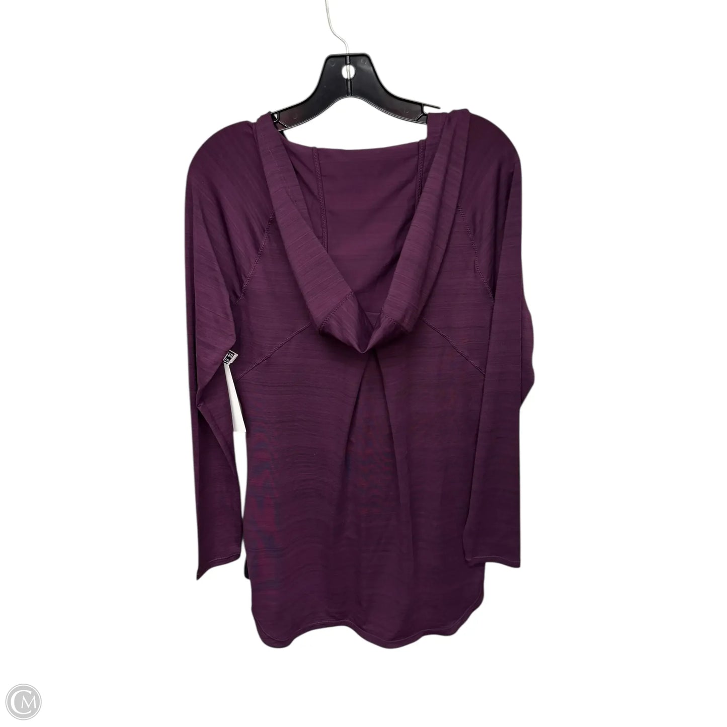 Athletic Top Long Sleeve Hoodie By Athleta In Purple, Size: M