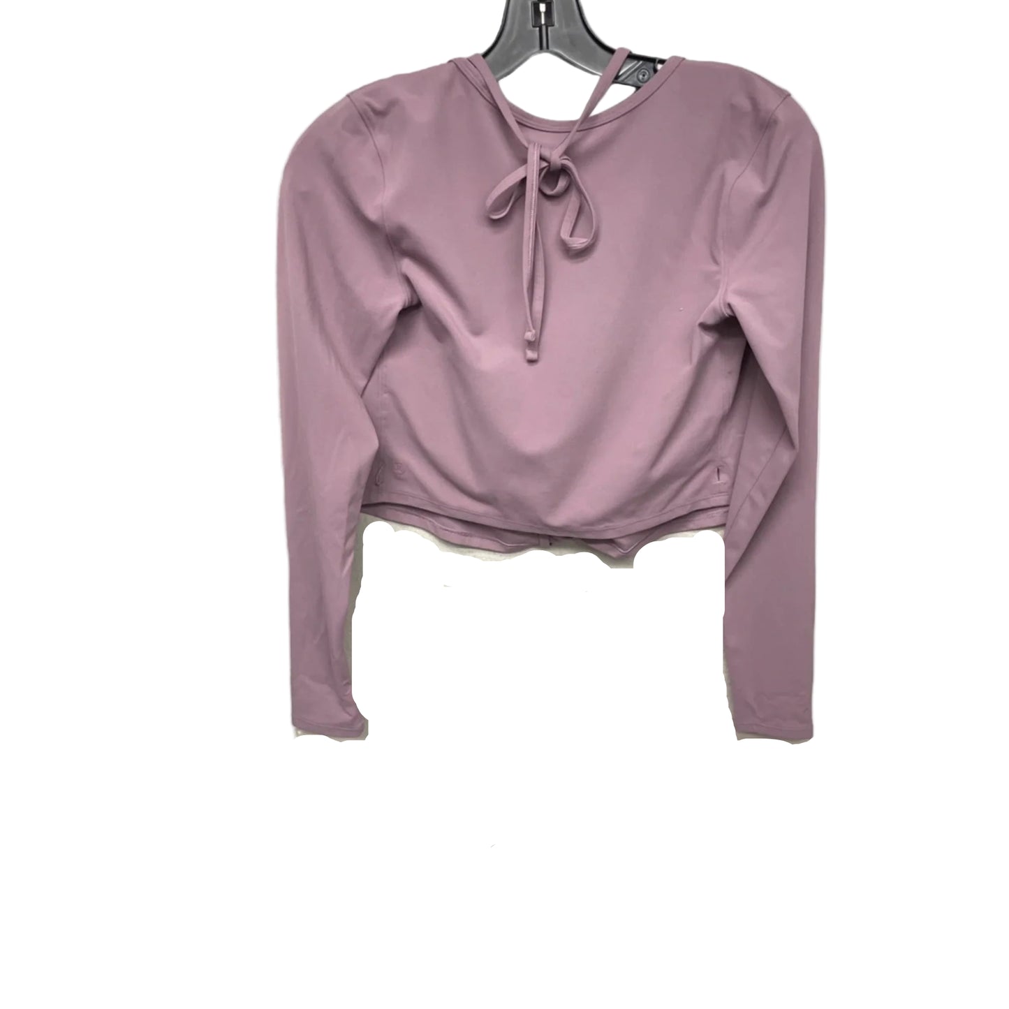 Athletic Top Long Sleeve Crewneck By Lululemon In Purple, Size: Xs