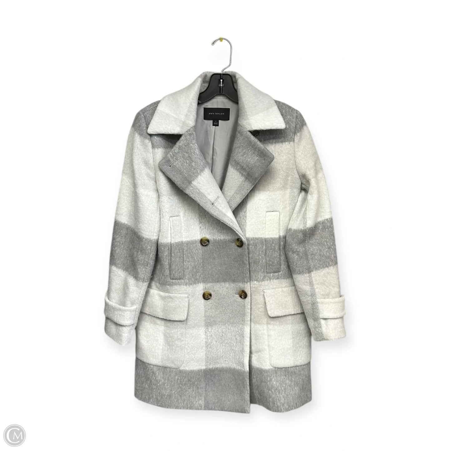 Jacket Other By Ann Taylor In Grey, Size: S