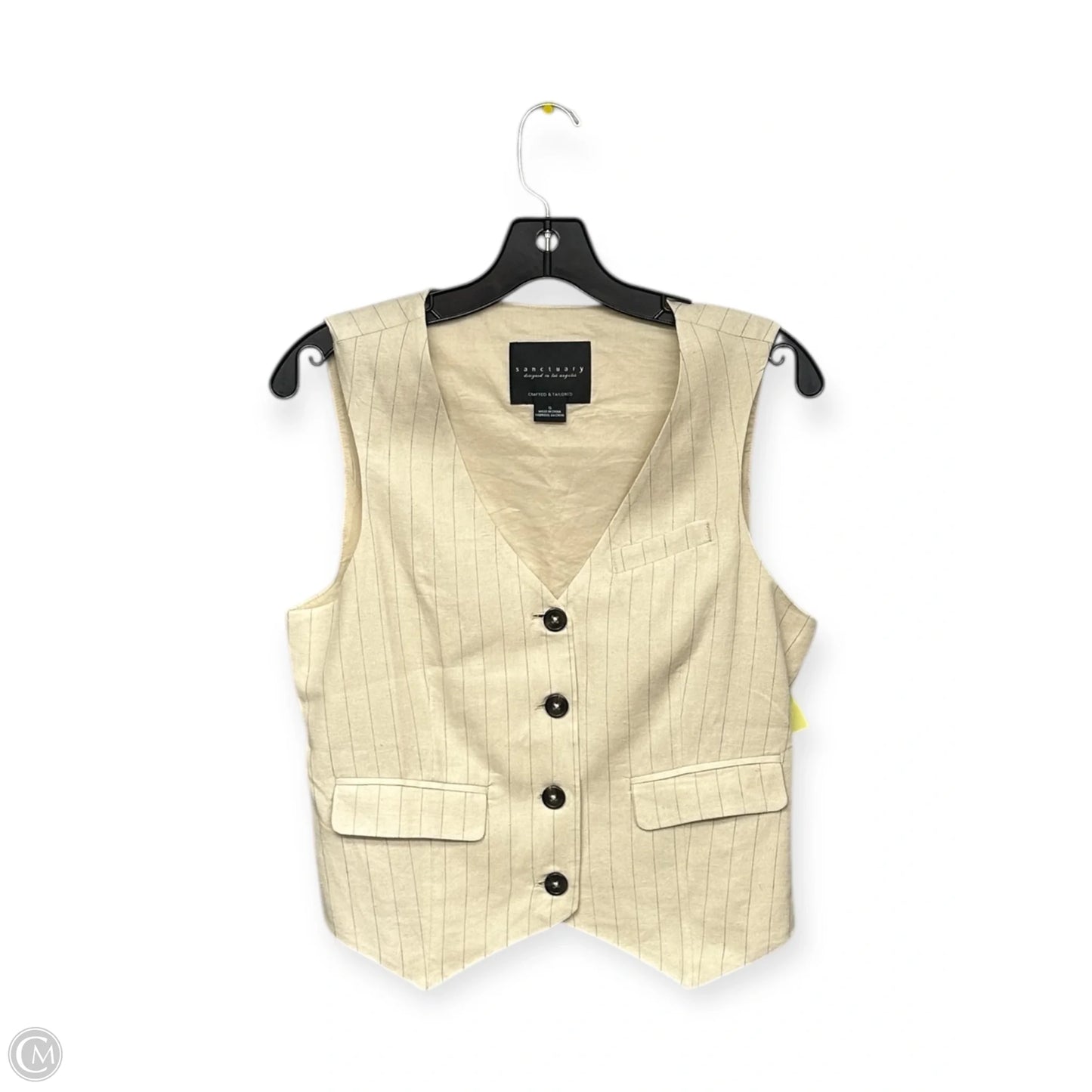 Top Sleeveless By Sanctuary In Cream, Size: S