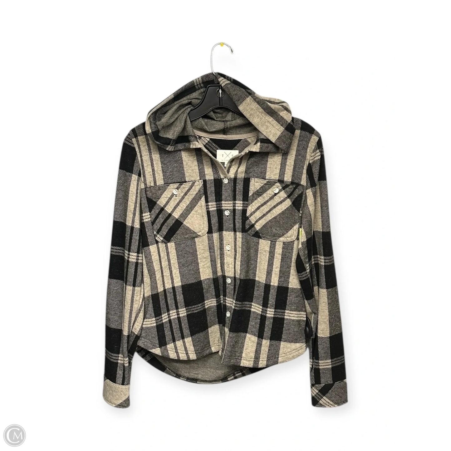 Top Long Sleeve By Thread And Supply In Black & Brown, Size: Xs