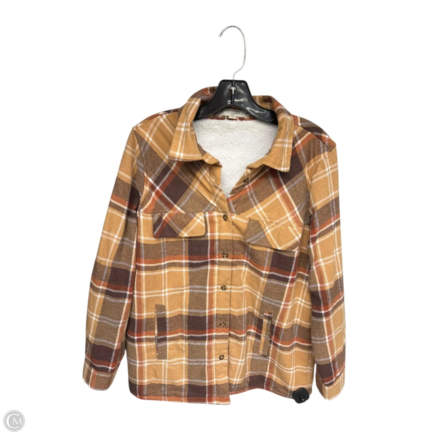 Jacket Shirt By No Comment In Tan, Size: L