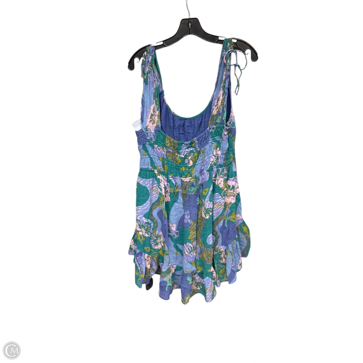 Dress Casual Short By Free People In Blue & Green, Size: L