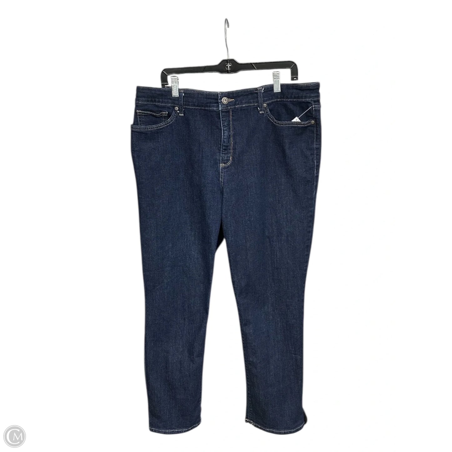 Jeans Straight By St Johns Bay In Blue Denim, Size: 18