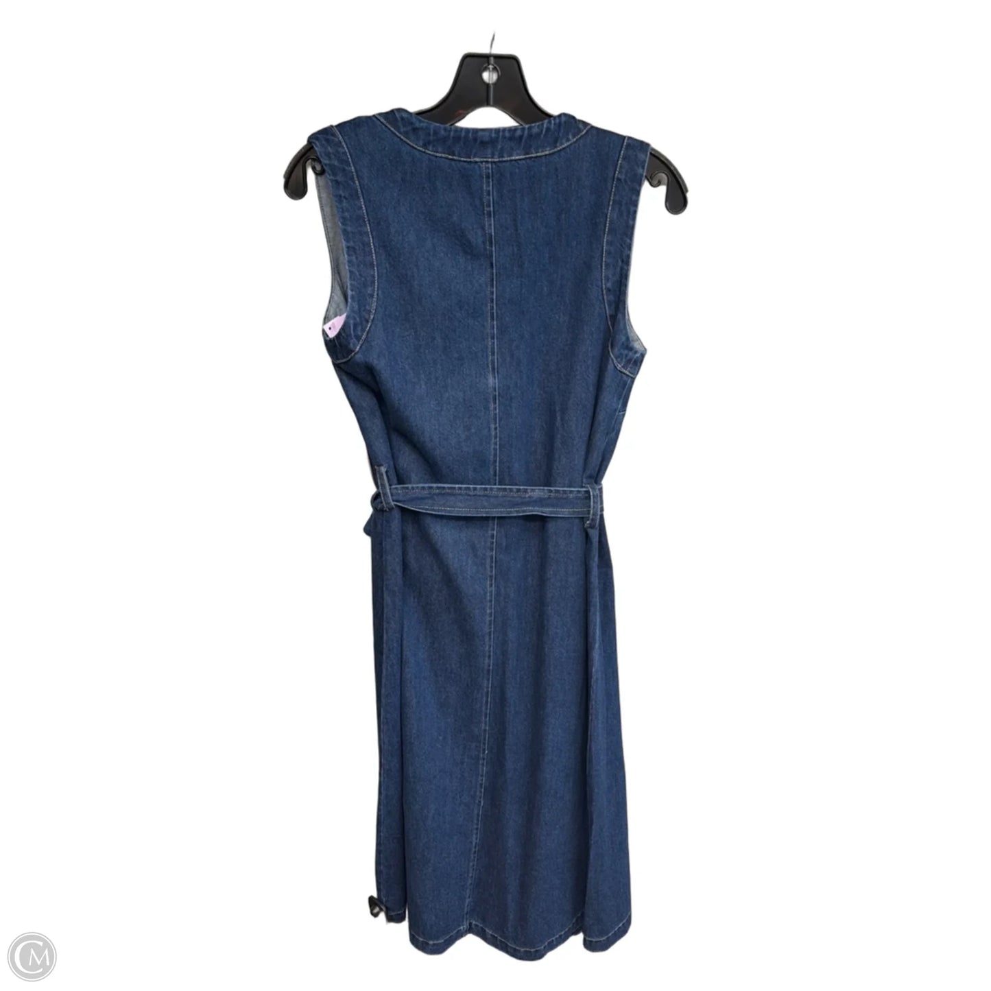 Dress Casual Midi By Zoe & Claire In Blue Denim, Size: Xs