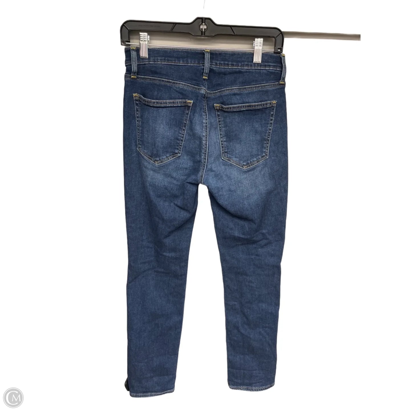 Jeans Straight By Gap In Blue Denim, Size: 6p