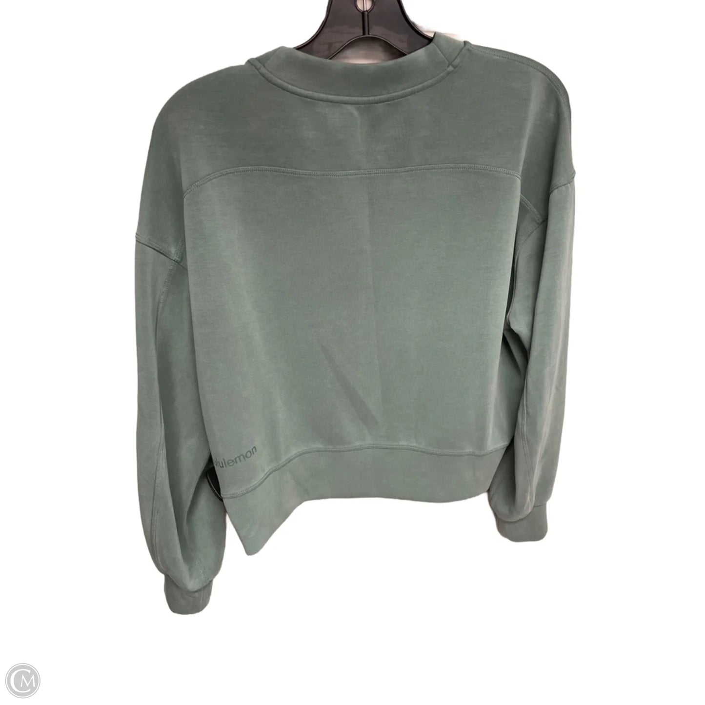 Athletic Sweatshirt Crewneck By Lululemon In Green, Size: 4
