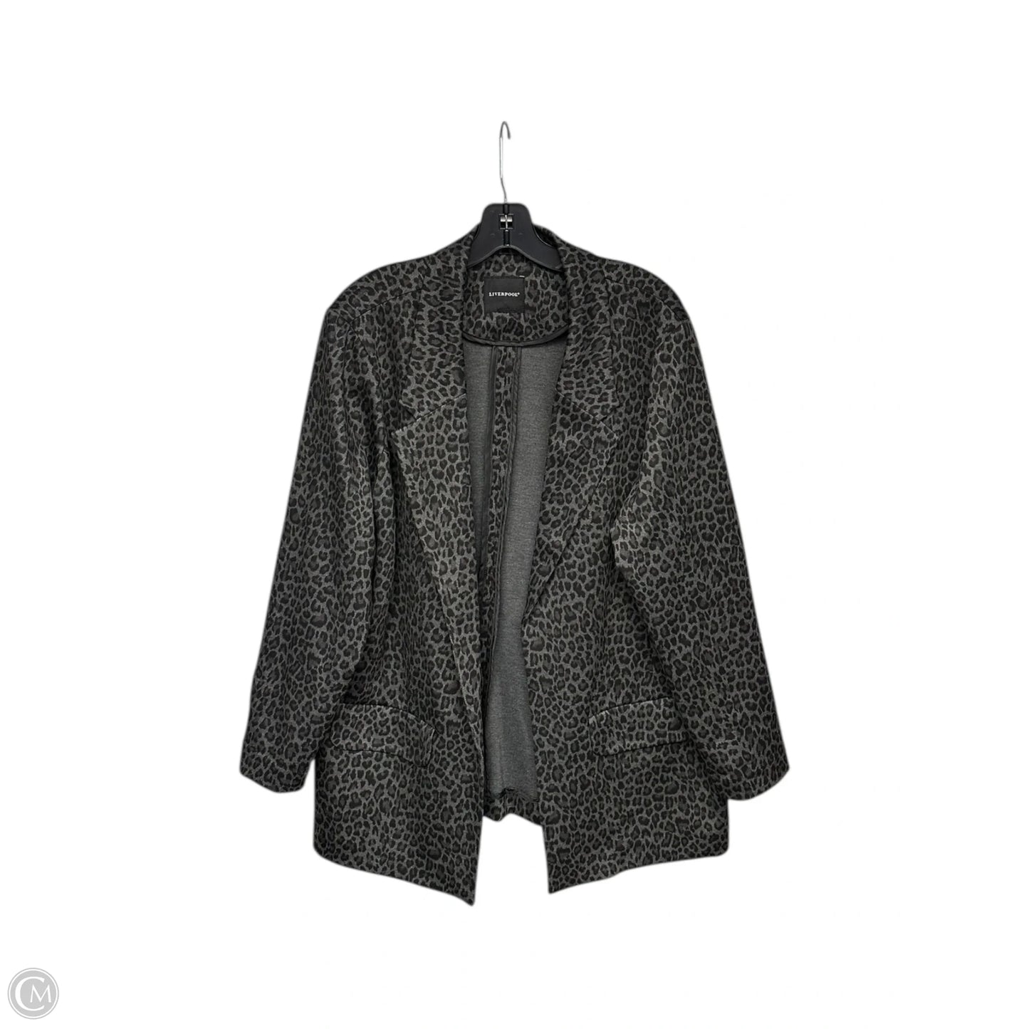 Blazer By Liverpool In Animal Print, Size: L