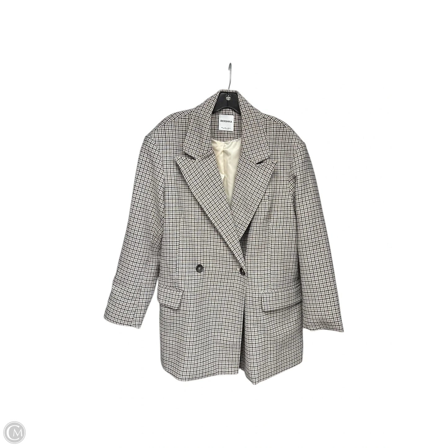 Blazer By Bershka In Plaid Pattern, Size: L
