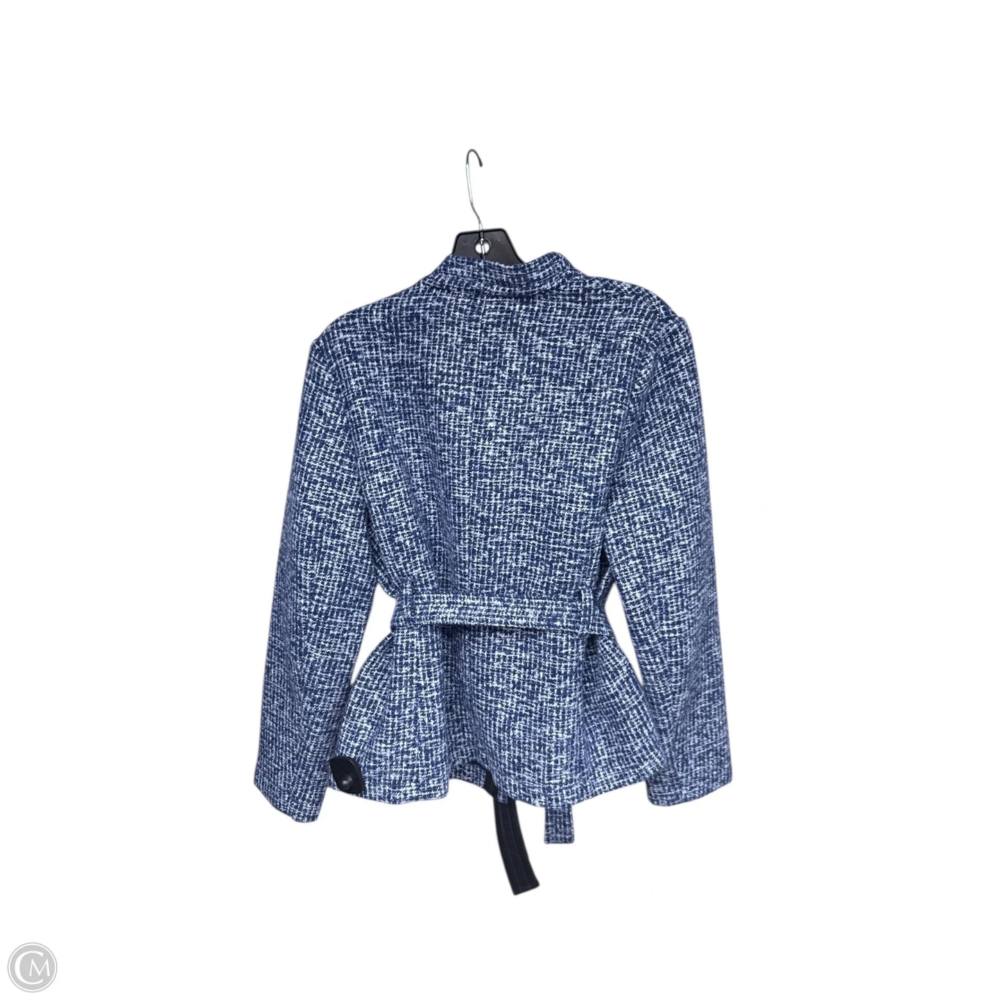 Blazer By Banana Republic In Blue & White, Size: 10