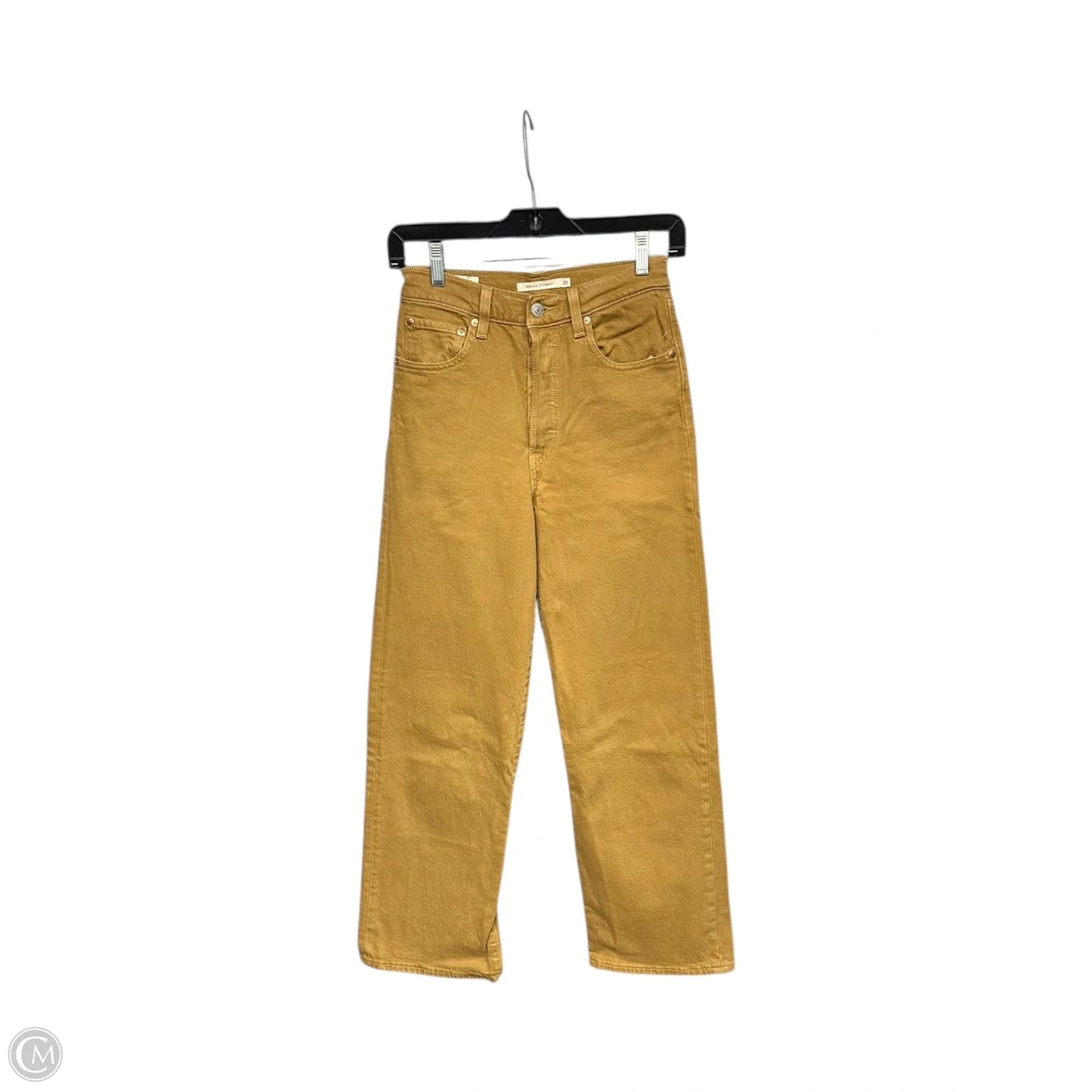 Jeans Straight By Levis In Yellow, Size: 0