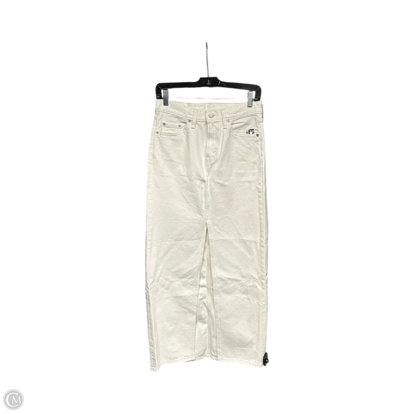 Skirt Midi By Levis In Cream, Size: 0
