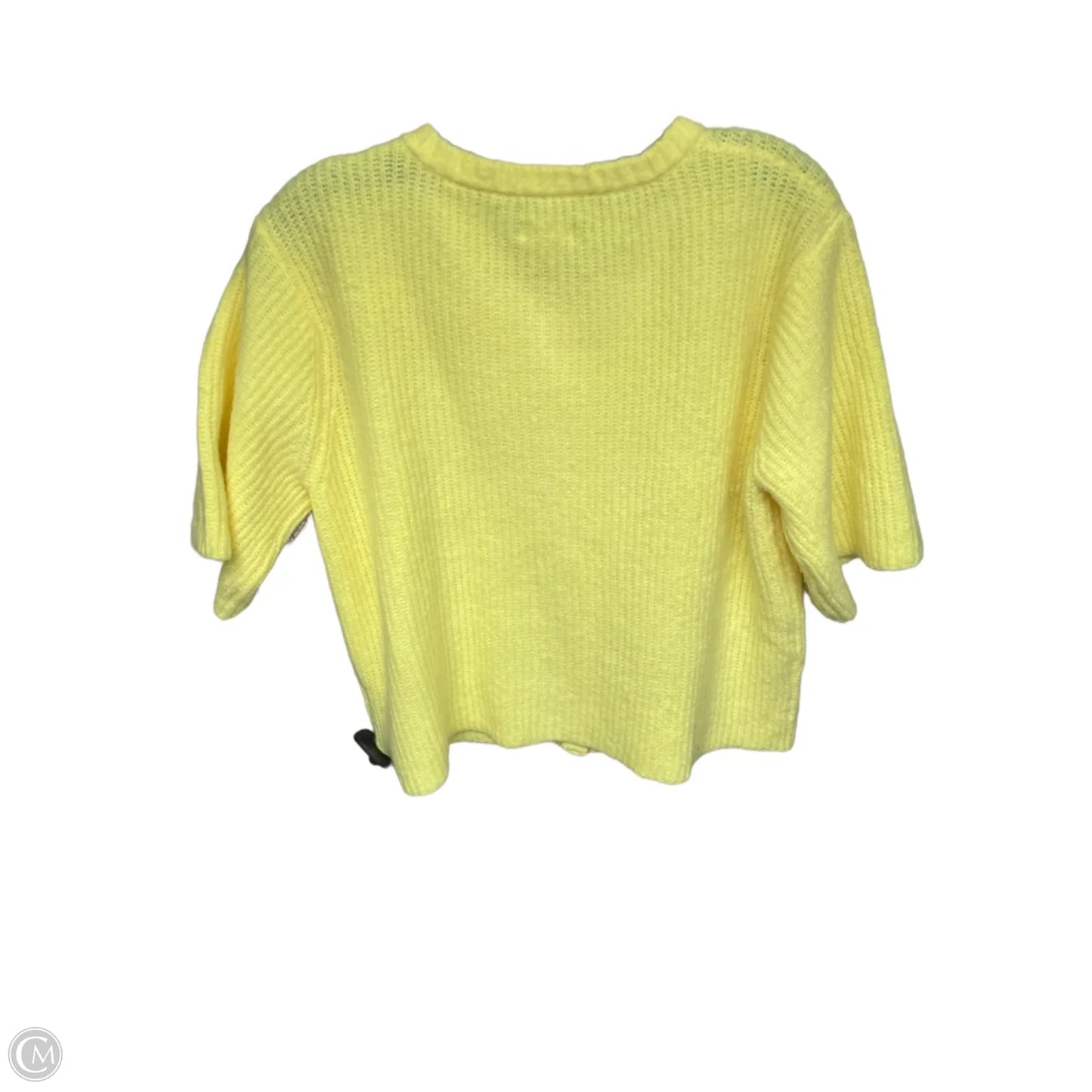 Sweater Short Sleeve By Aerie In Yellow, Size: M