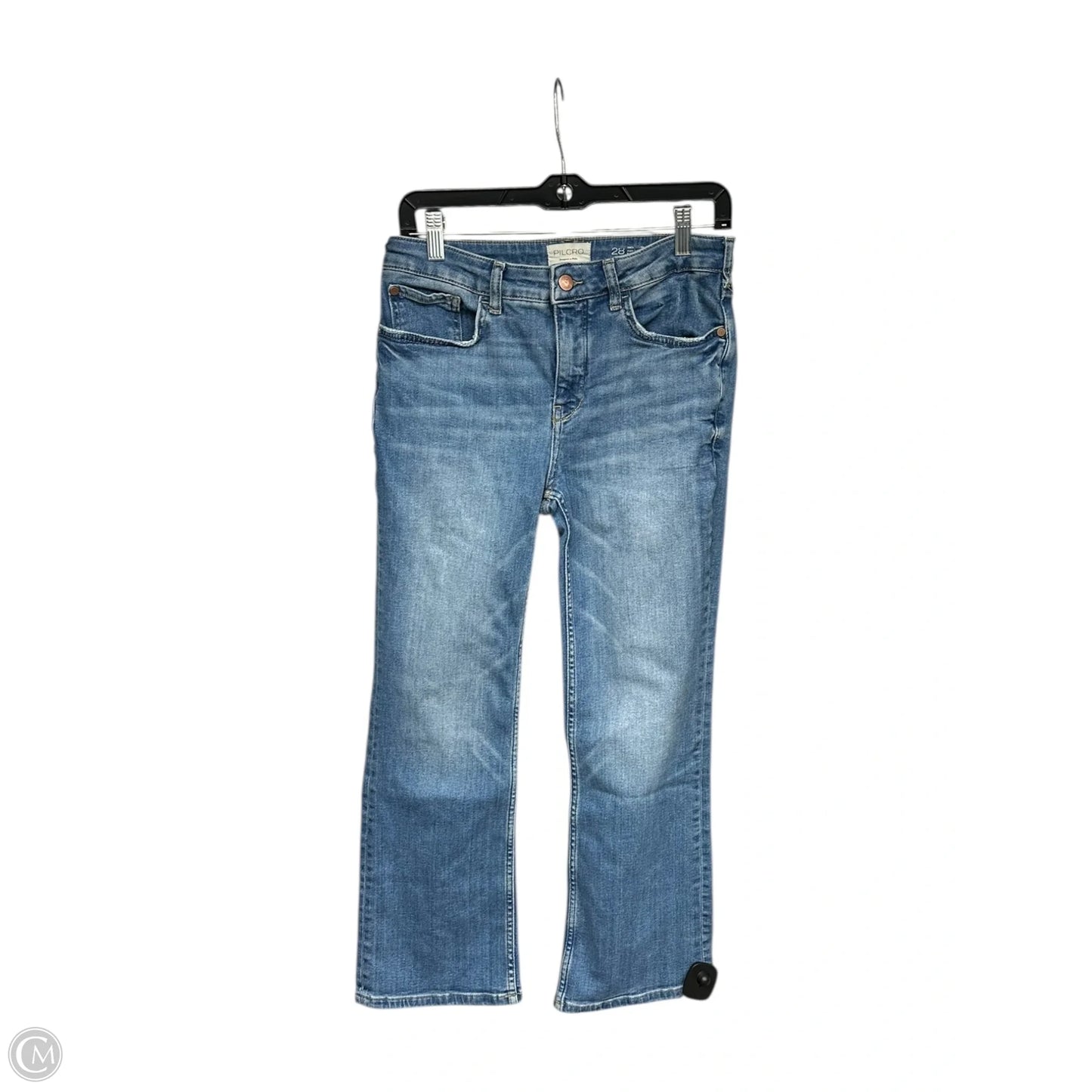 Jeans Cropped By Pilcro In Blue Denim, Size: 6