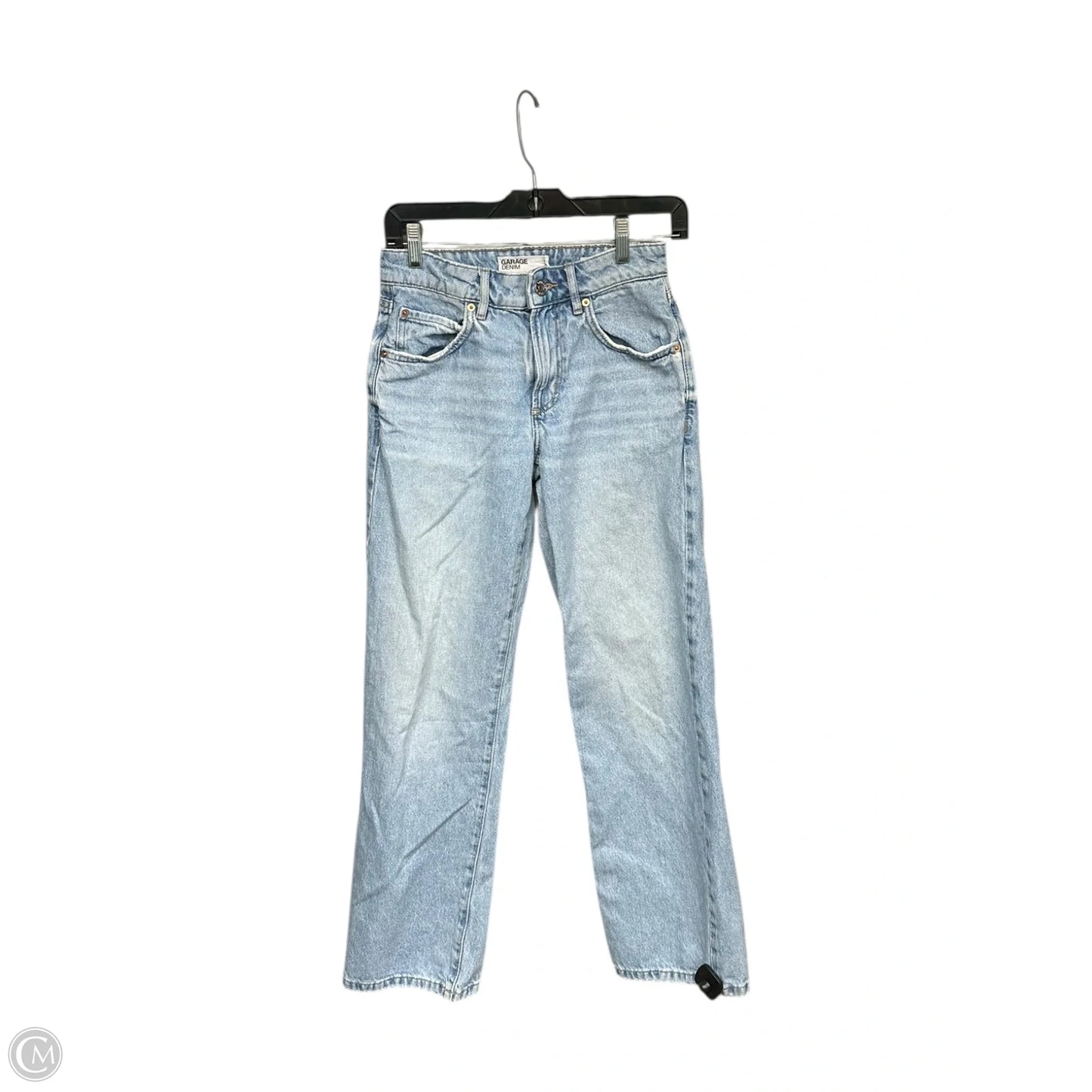 Jeans Straight By Garage In Blue Denim, Size: Xs