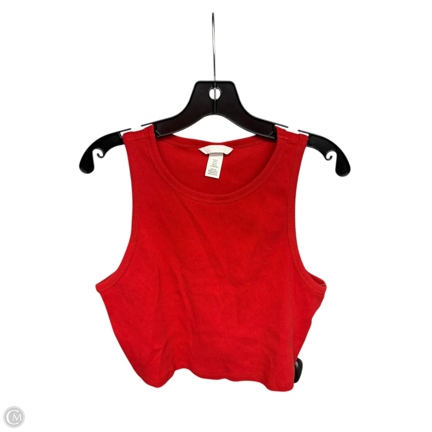 Tank Top By H&m In Red, Size: Xl
