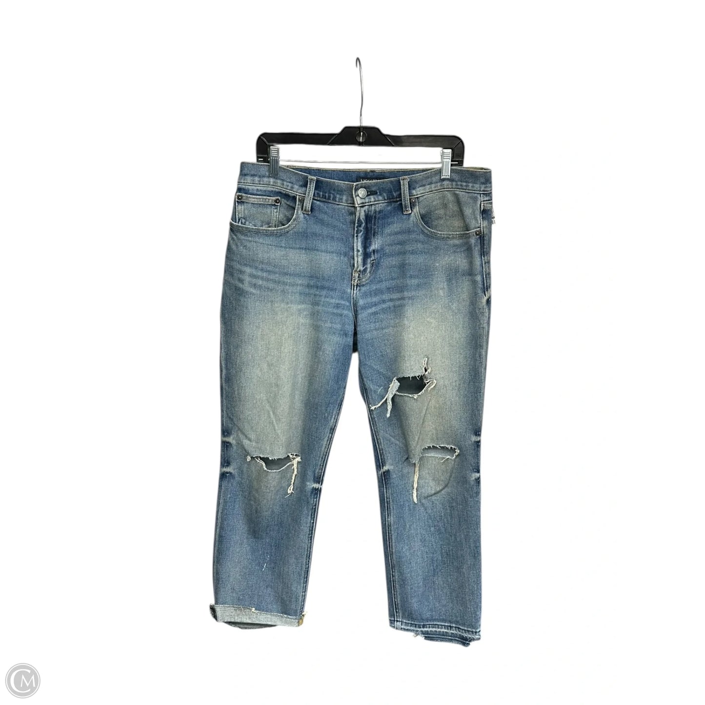 Jeans Boyfriend By Lucky Brand In Blue Denim, Size: 8