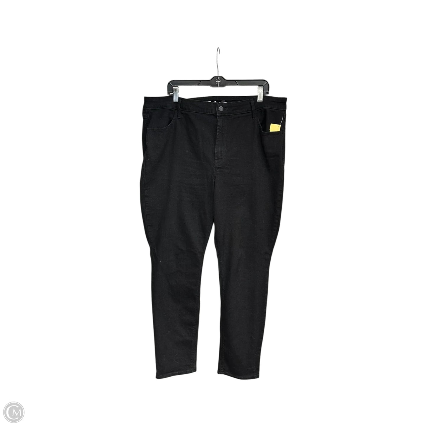 Jeans Straight By Old Navy In Black, Size: 18