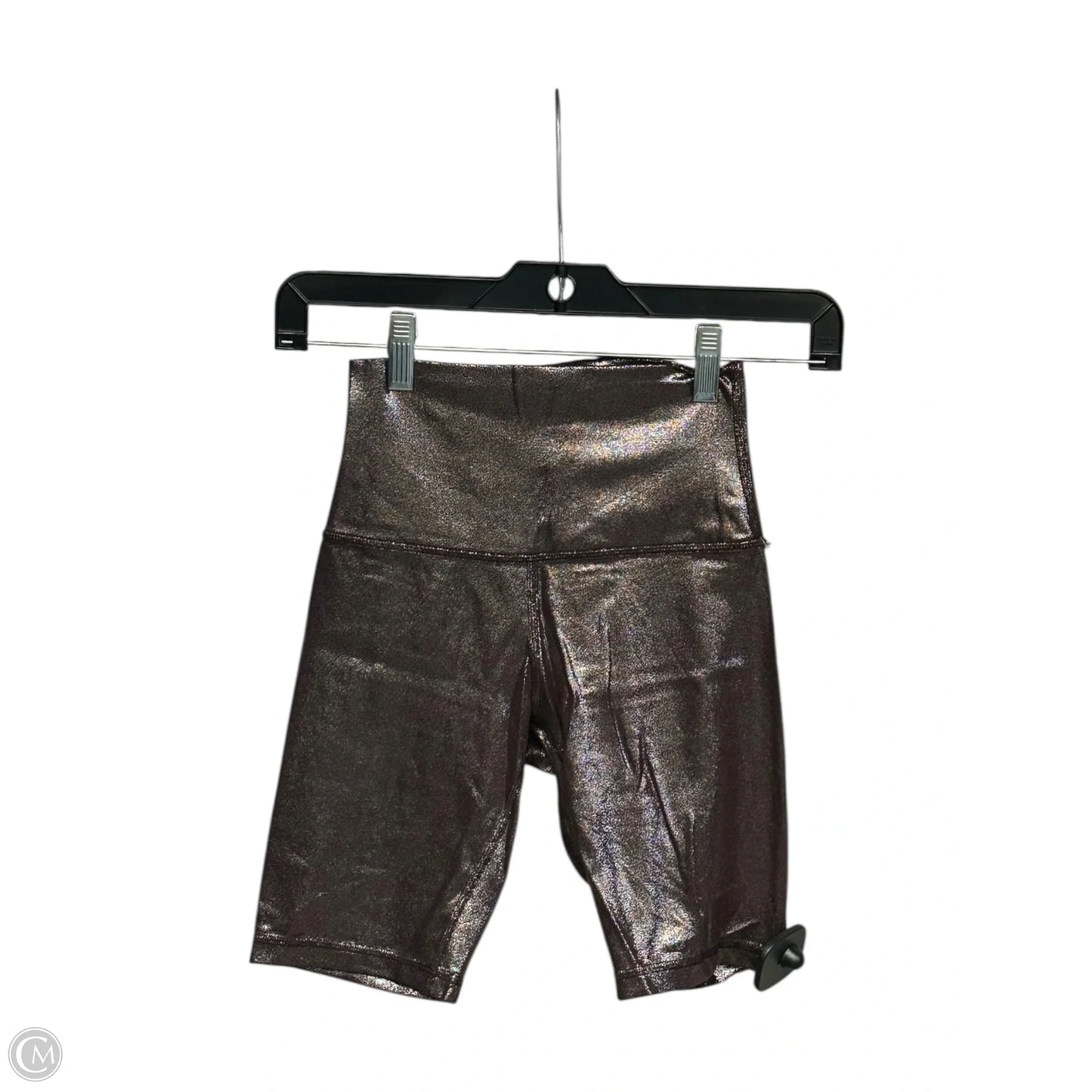 Athletic Shorts By Lululemon In Brown, Size: 2
