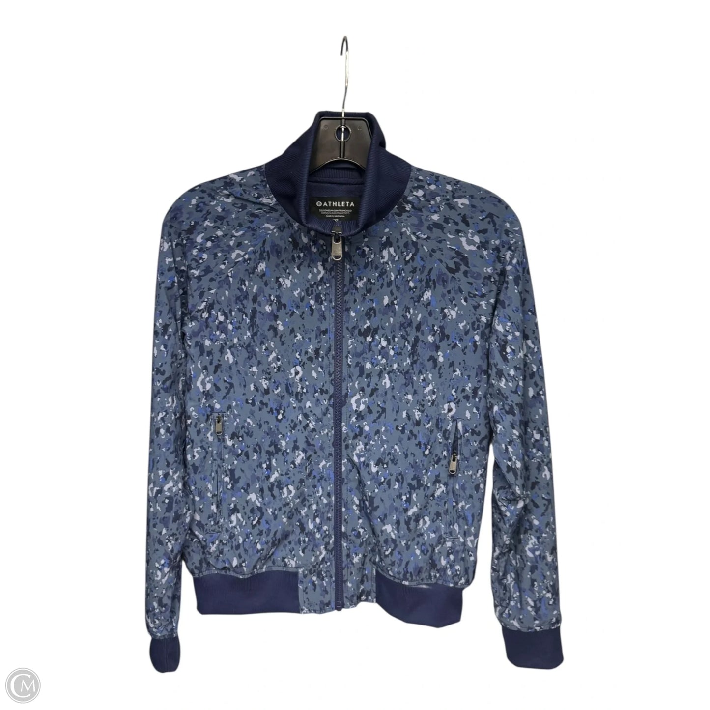 Athletic Jacket By Athleta In Blue, Size: Xxs