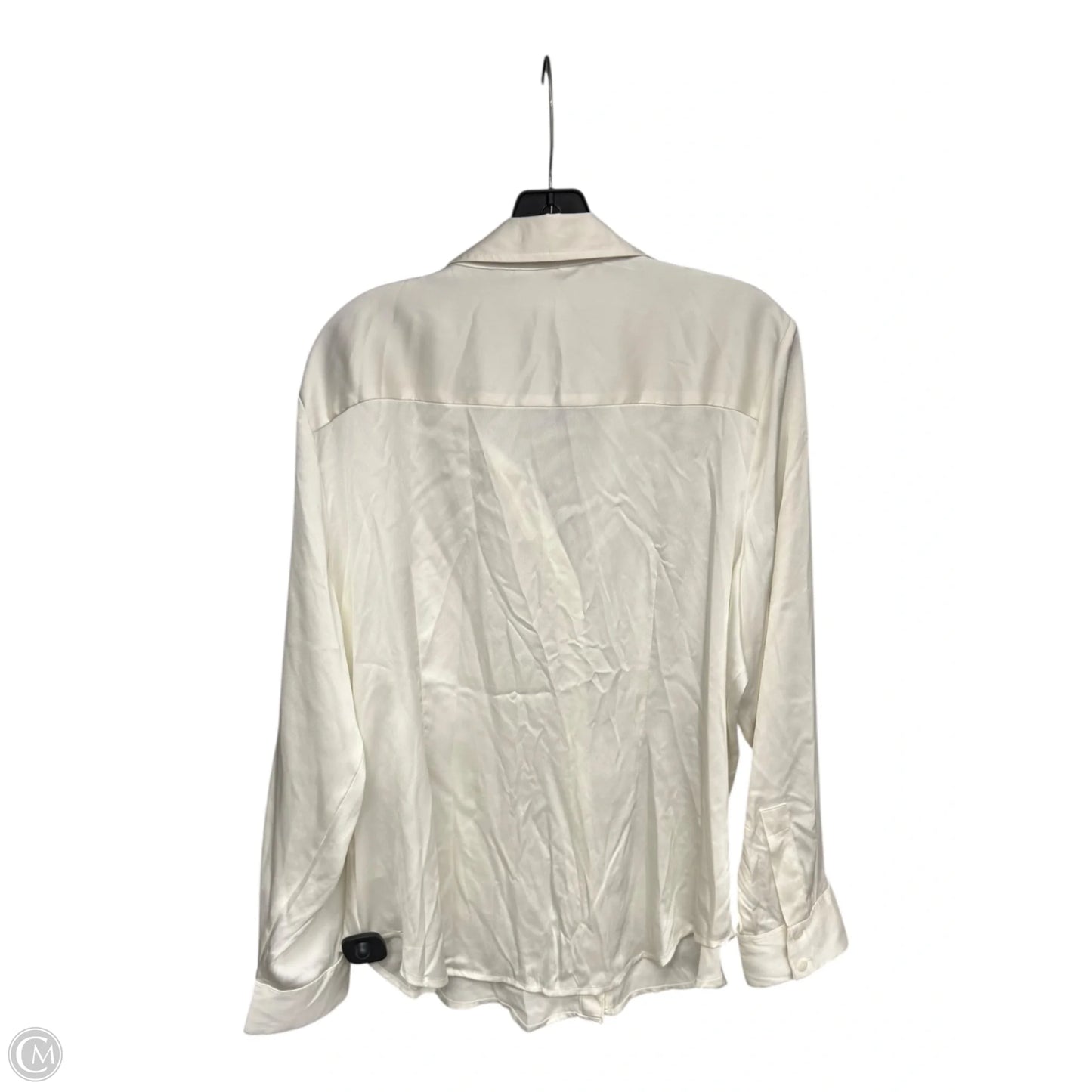 Top Long Sleeve By Worthington In Cream, Size: Xxl