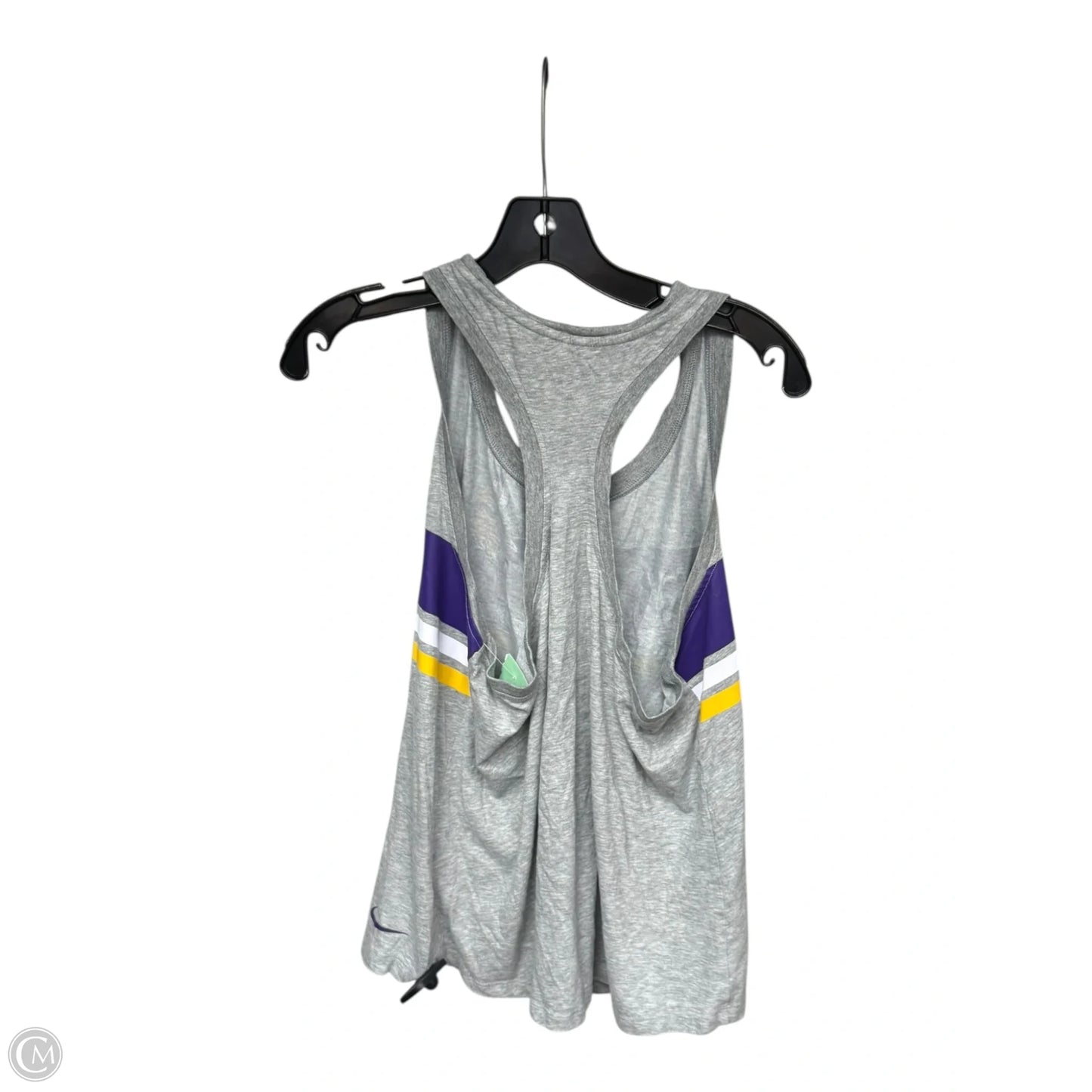 Athletic Tank Top By Nike Apparel In Grey & Purple, Size: Xl