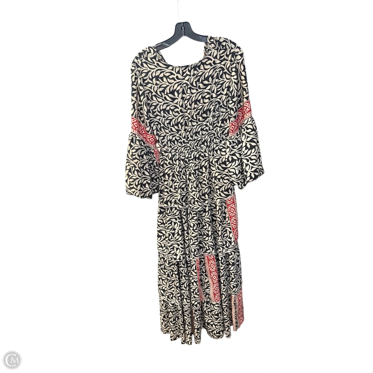 Dress Casual Maxi By Clothes Mentor In Black & Cream, Size: Osfm