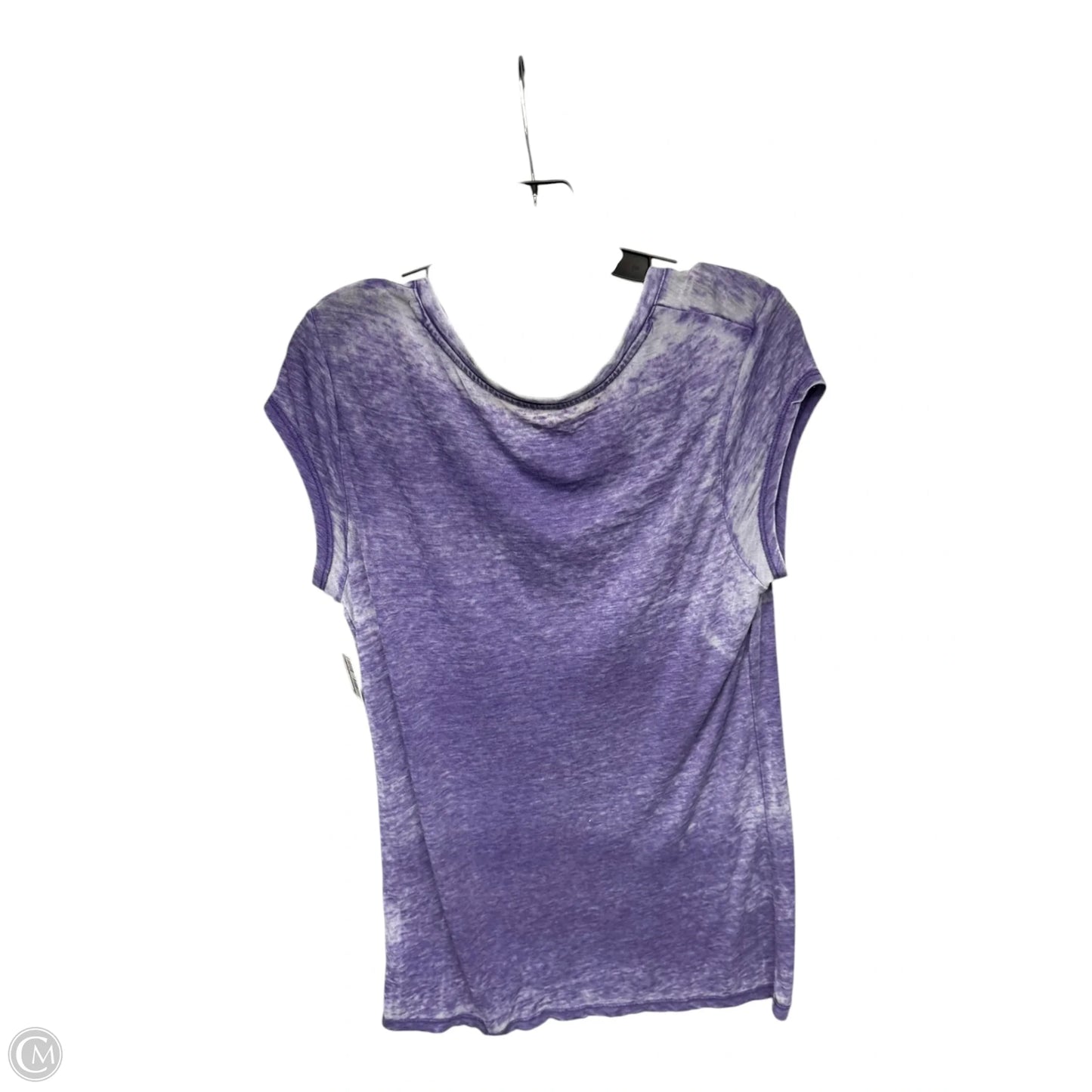 Athletic Top Short Sleeve By Nfl In Purple & Yellow, Size: Xl