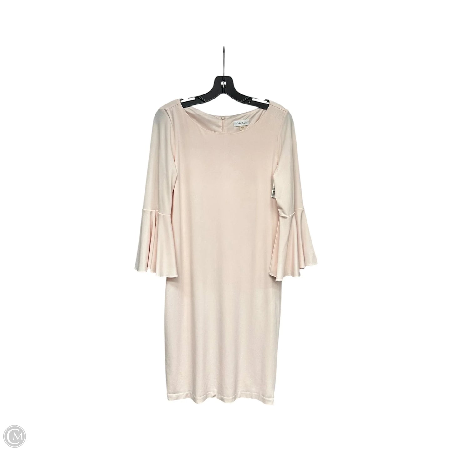 Dress Casual Midi By Calvin Klein In Pink, Size: 10