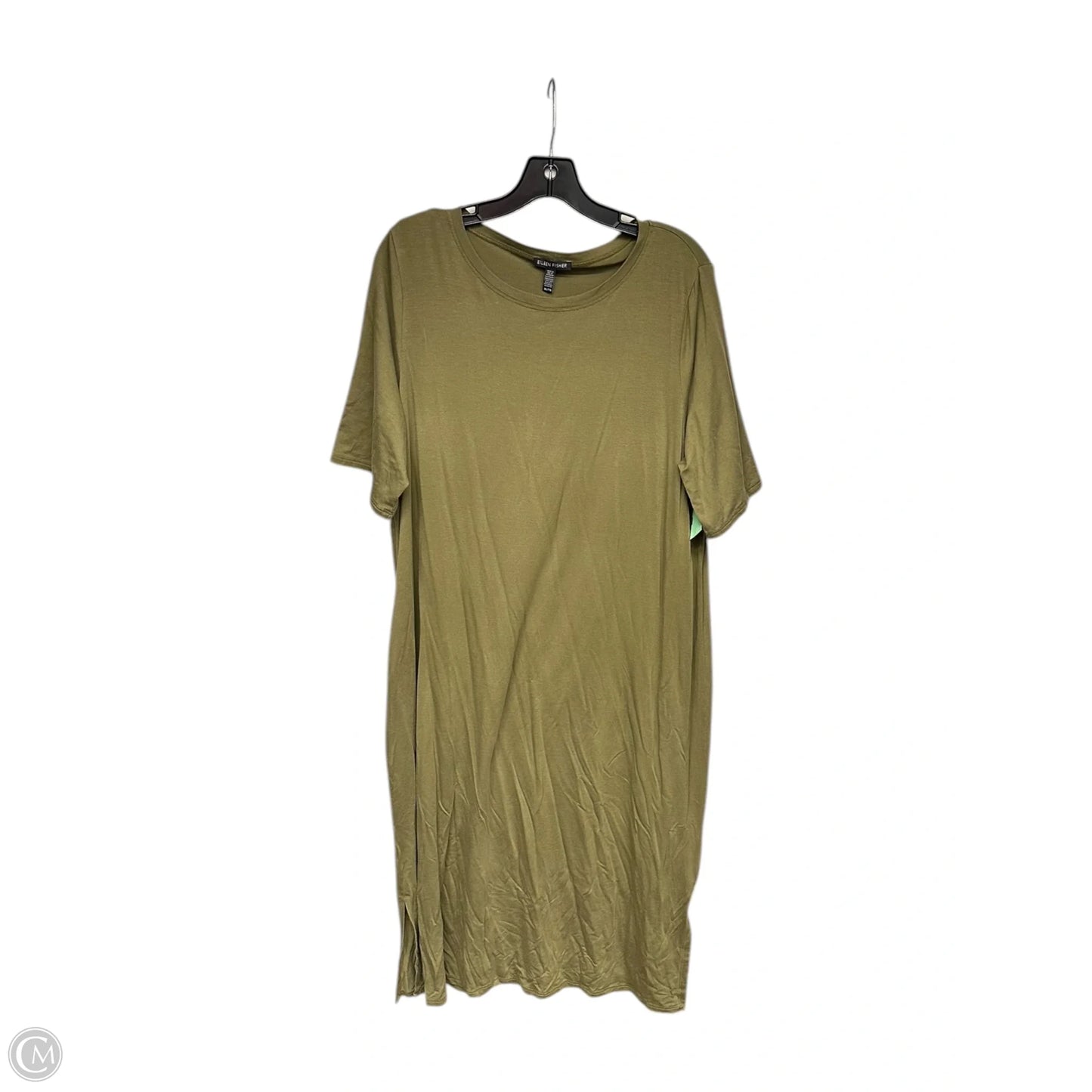 Dress Casual Maxi By Eileen Fisher In Green, Size: Xl
