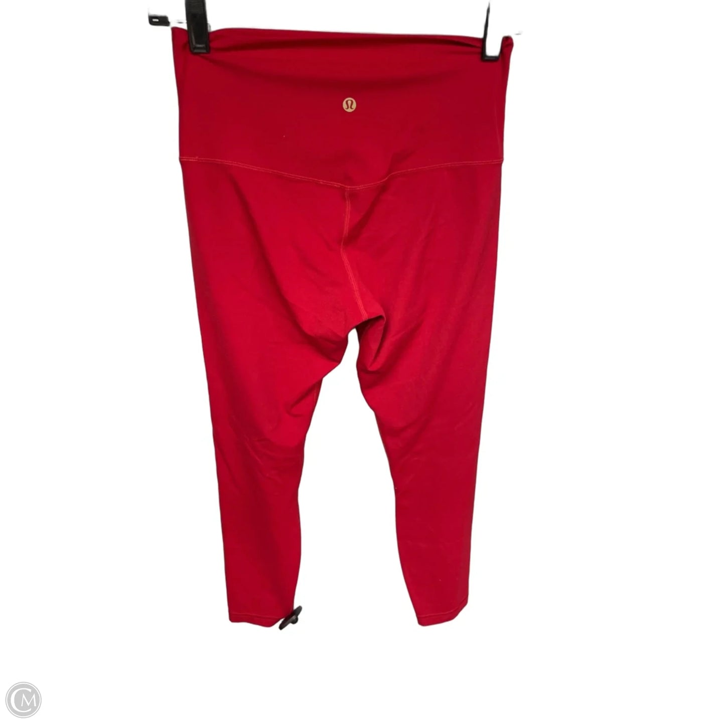 Athletic Capris By Lululemon In Red, Size: 8