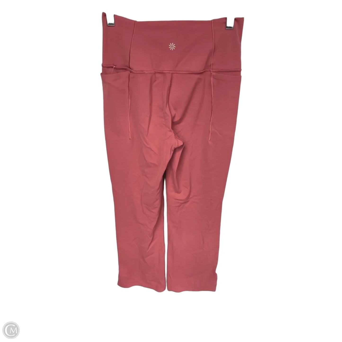 Athletic Leggings By Athleta In Coral, Size: M