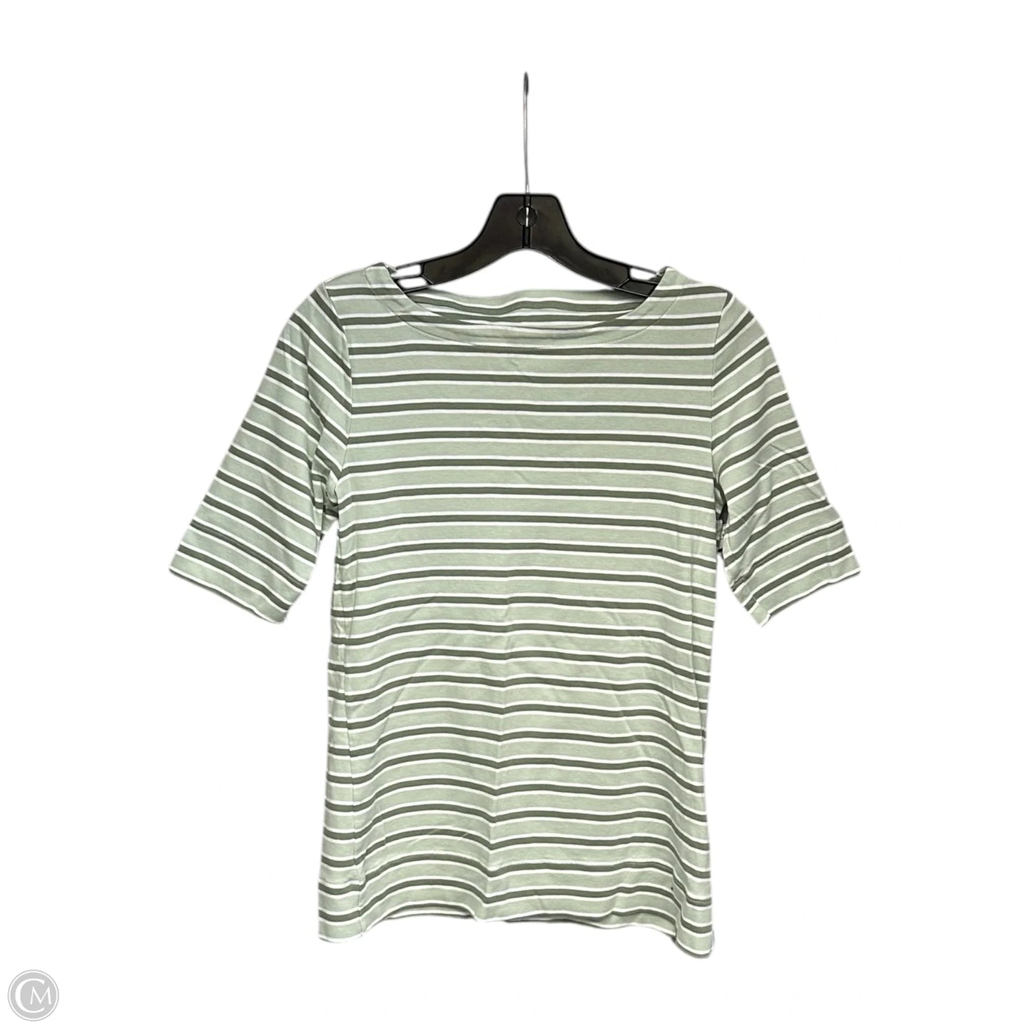 Top Short Sleeve By Chicos In Green, Size: S