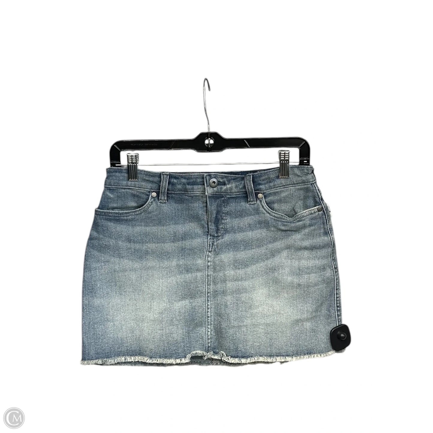 Skirt Mini & Short By Carve Designs In Blue Denim, Size: 0