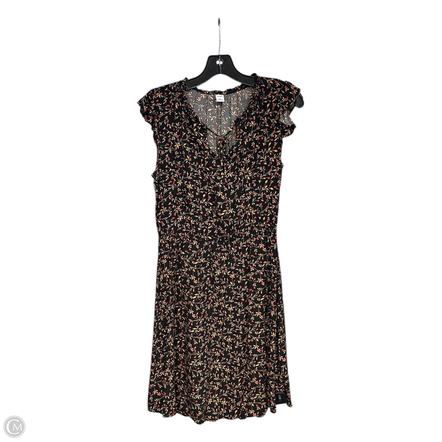 Dress Casual Short By Old Navy In Black & Orange, Size: M